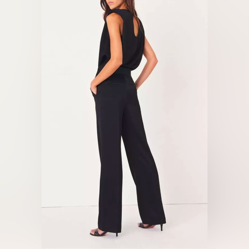 ba&sh Amie black wide leg pants